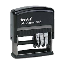 4813 Trodat Printy Self-Inking Date Stamp